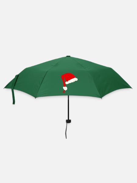 Weihnachts charme - Regenschirm (klein) - Flaschengrün