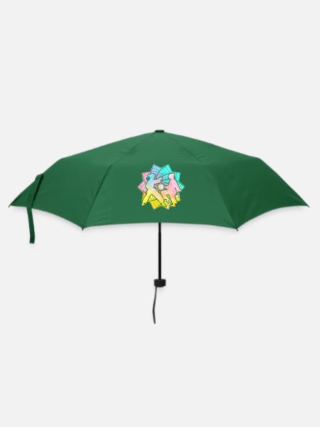 Judo - Regenschirm (klein) - Flaschengrün