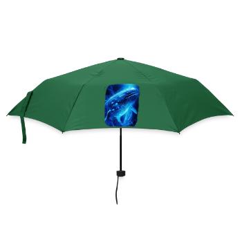 Blauwal - Regenschirm (klein) - Flaschengrün - Vorne