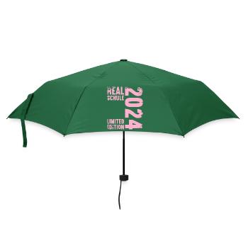 Realschule Junge Mädchen Realschule 2024 - Regenschirm (klein) - Flaschengrün - Vorne