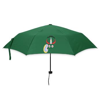 Teufelshorn - Regenschirm (klein) - Flaschengrün - Vorne
