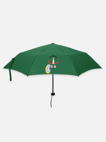 Teufelshorn - Regenschirm (klein) - Flaschengrün