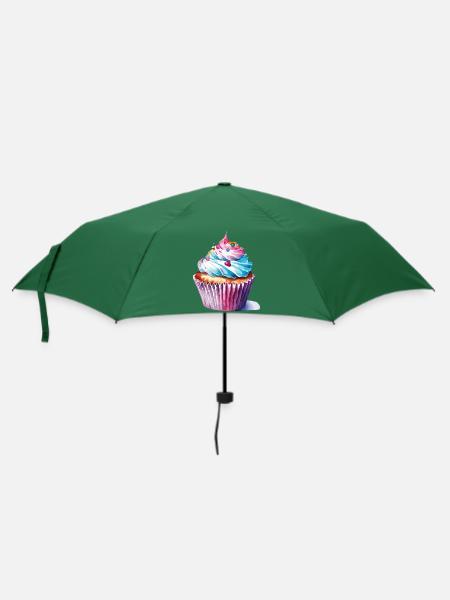 cupcake 2 2 - Regenschirm (klein) - Flaschengrün