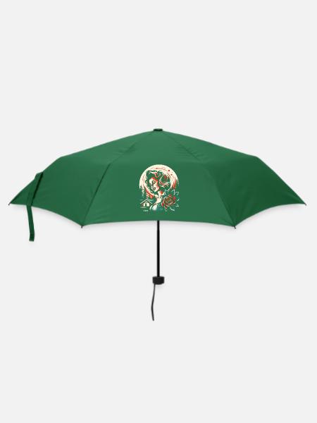 Rosen sind rot - Regenschirm (klein) - Flaschengrün