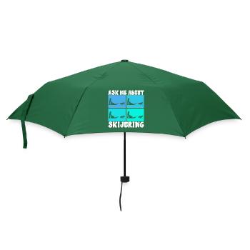 Schlittenfahren Schlittenhunde - Regenschirm (klein) - Flaschengrün - Vorne
