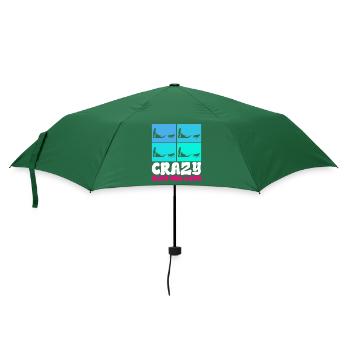 Schlittenfahren Schlittenhunde - Regenschirm (klein) - Flaschengrün - Vorne