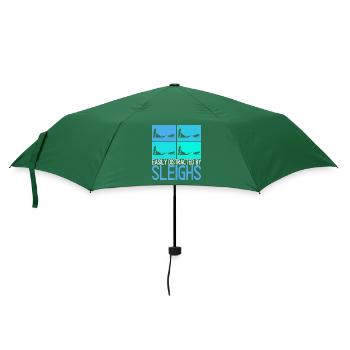 Schlittenfahren Schlittenhunde - Regenschirm (klein) - Flaschengrün - Vorne
