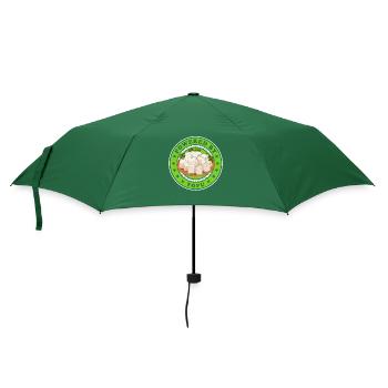 Tofu Bohnenkäse Bohnenquark Veganer Geschenk - Regenschirm (klein) - Flaschengrün - Vorne