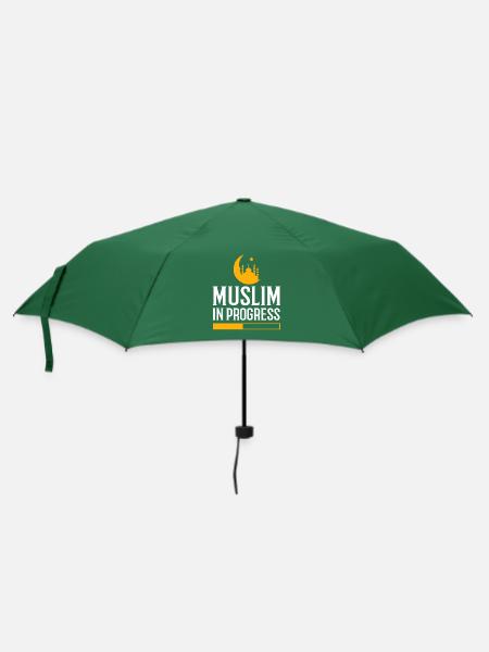 Muslim - Regenschirm (klein) - Flaschengrün