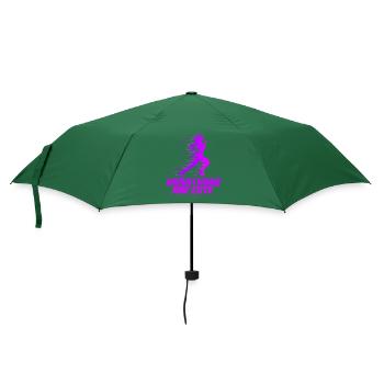 Marathons sind süß für Ultramarathon - Regenschirm (klein) - Flaschengrün - Vorne