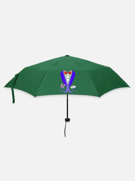 Zauberer - Regenschirm (klein) - Flaschengrün