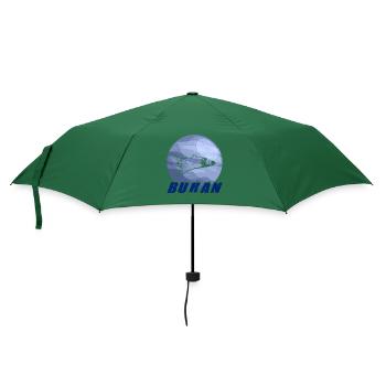Energia Buran Weltraum UdSSR Raumschiff - Regenschirm (klein) - Flaschengrün - Vorne