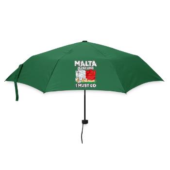 Malta - Regenschirm (klein) - Flaschengrün - Vorne