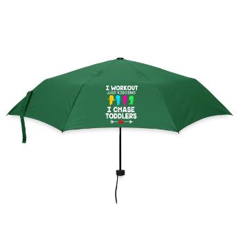 Kindertagesstätte Erziehung Erzieher Erzieherin - Regenschirm (klein) - Flaschengrün - Vorne