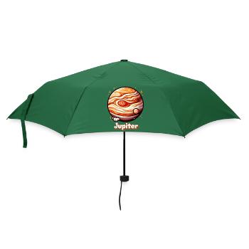 Jupiter Planet - Regenschirm (klein) - Flaschengrün - Vorne