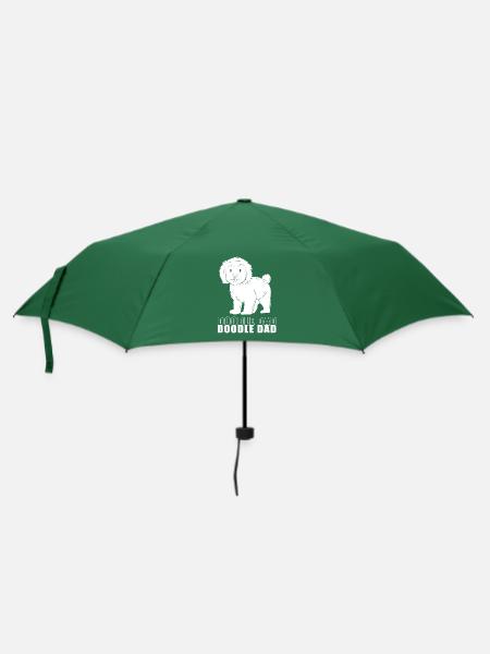 Goldendoodle - Regenschirm (klein) - Flaschengrün