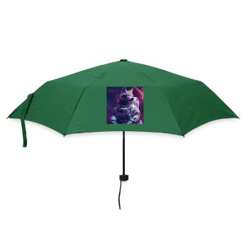 Wolf - Regenschirm (klein) - Flaschengrün - Vorne