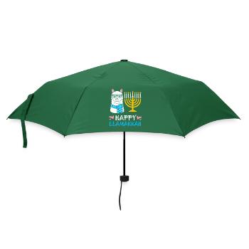 Chanukkah - Regenschirm (klein) - Flaschengrün - Vorne