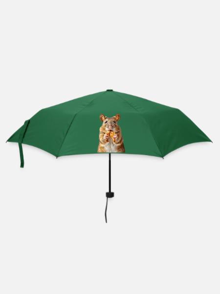 Ratte - Regenschirm (klein) - Flaschengrün