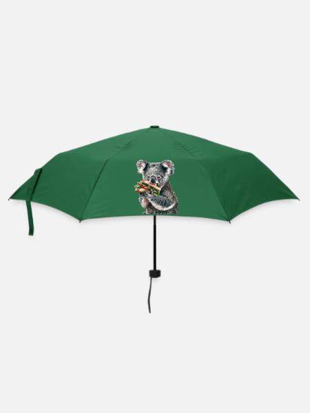 Koala - Regenschirm (klein) - Flaschengrün