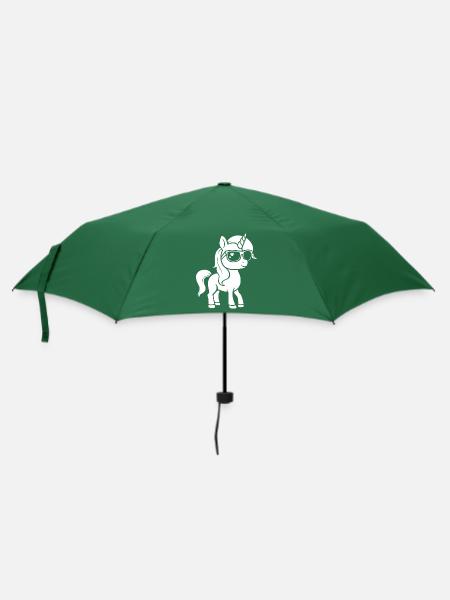 Pony - Regenschirm (klein) - Flaschengrün