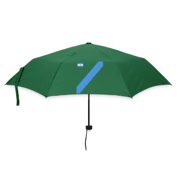 Argentinien Geschenk Argentina Argentine Flagge - Regenschirm (klein) - Flaschengrün - Vorne