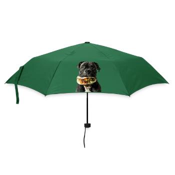 Cane Corso - Regenschirm (klein) - Flaschengrün - Vorne