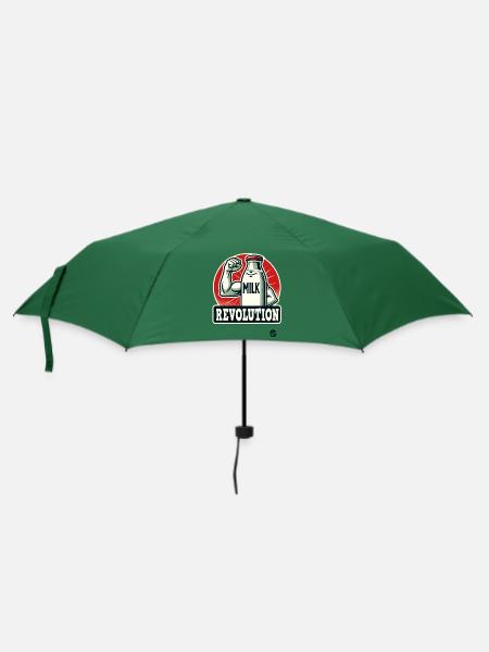 Milch-Revolution - Regenschirm (klein) - Flaschengrün