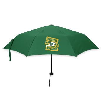 Wechsel zu Kernenergie Uranbetreiber Kernenergie - Regenschirm (klein) - Flaschengrün - Vorne