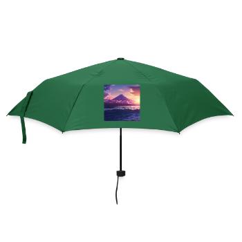 Japan - Regenschirm (klein) - Flaschengrün - Vorne
