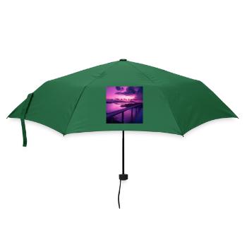 Japan - Regenschirm (klein) - Flaschengrün - Vorne