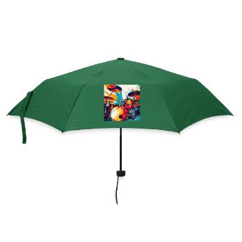 Schlagzeug - Regenschirm (klein) - Flaschengrün - Vorne