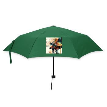 Klavier - Regenschirm (klein) - Flaschengrün - Vorne