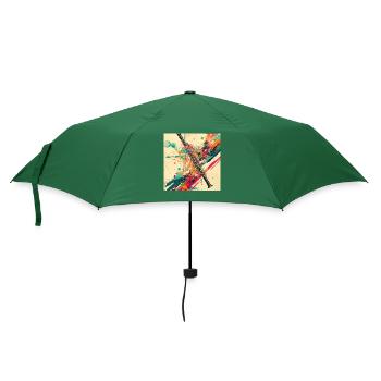 Querflöte - Regenschirm (klein) - Flaschengrün - Vorne