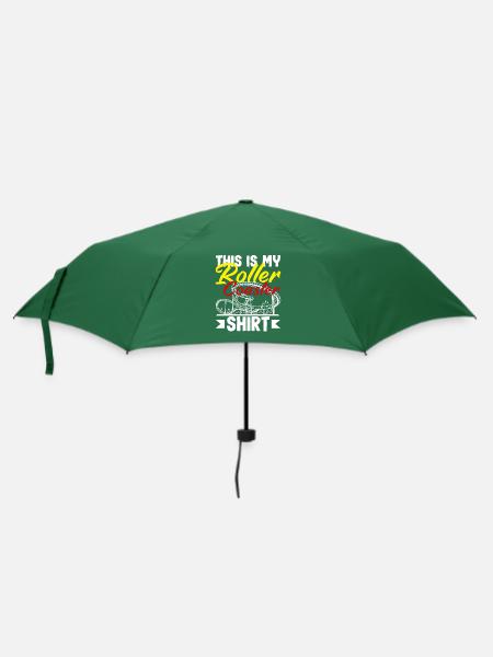 Achterbahn Dieses Ist Mein Shirt - Regenschirm (klein) - Flaschengrün