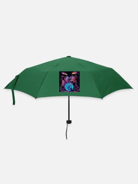 Schlagzeug - Regenschirm (klein) - Flaschengrün