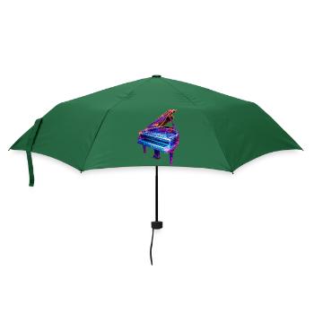 Klavier - Regenschirm (klein) - Flaschengrün - Vorne