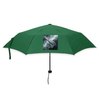 Gitarre - Regenschirm (klein) - Flaschengrün - Vorne