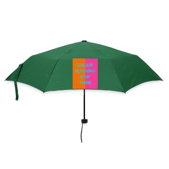 Farben mix - Regenschirm (klein) - Flaschengrün - Vorne