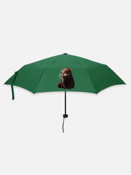 Nerze Nerz - Regenschirm (klein) - Flaschengrün