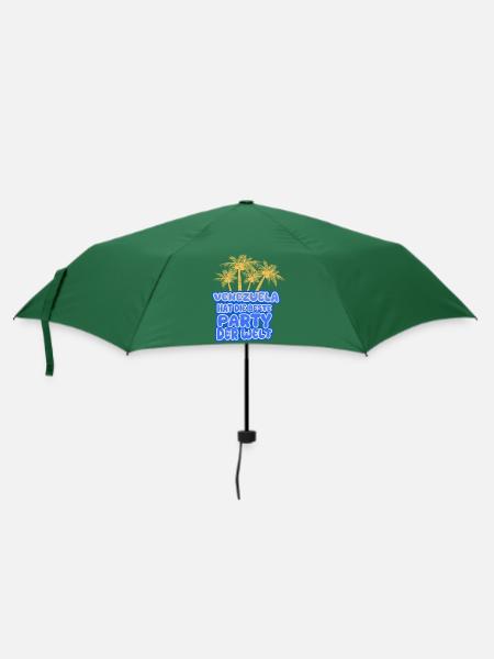 Urlaub Venezuela - Regenschirm (klein) - Flaschengrün
