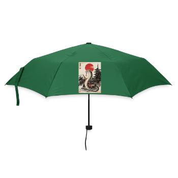 Samurai - Regenschirm (klein) - Flaschengrün - Vorne