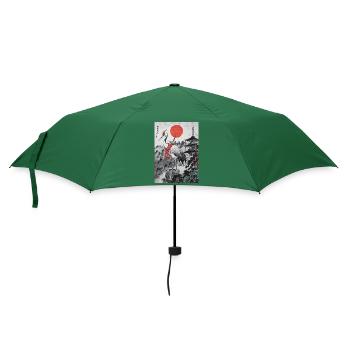 Samurai - Regenschirm (klein) - Flaschengrün - Vorne