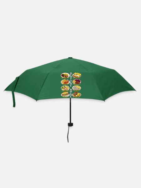 DEUTSCHE KÜCHE - Regenschirm (klein) - Flaschengrün