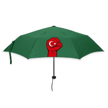 Faust Türkei - Regenschirm (klein) - Flaschengrün - Vorne