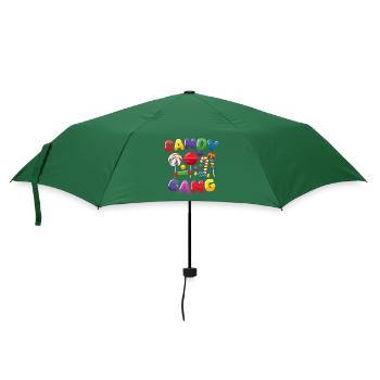 Candy Gang Süßigkeiten Bonbons - Regenschirm (klein) - Flaschengrün - Vorne
