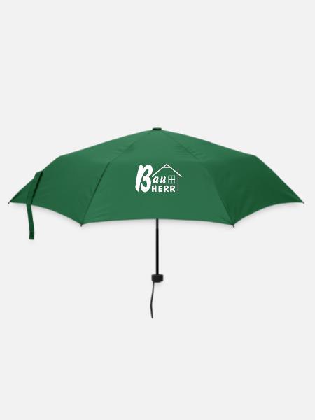 BAUHERR - Regenschirm (klein) - Flaschengrün