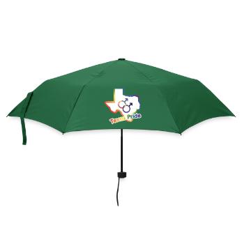Gay Love Texas Karte Design für stolze LGBT+ - Regenschirm (klein) - Flaschengrün - Vorne