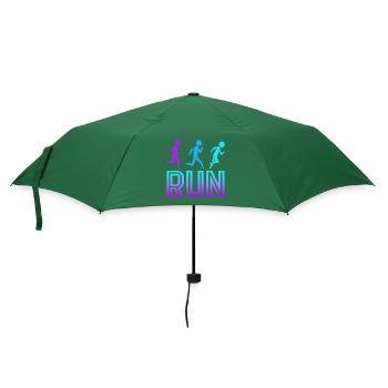 Marathon Marathonläufer - Regenschirm (klein) - Flaschengrün - Vorne