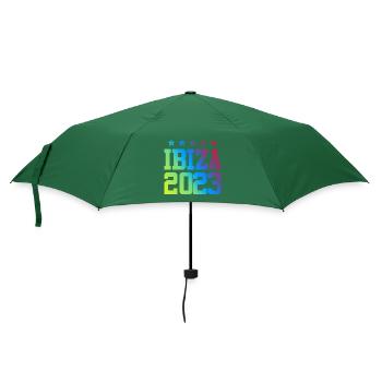 Ibiza 2023 - Regenschirm (klein) - Flaschengrün - Vorne